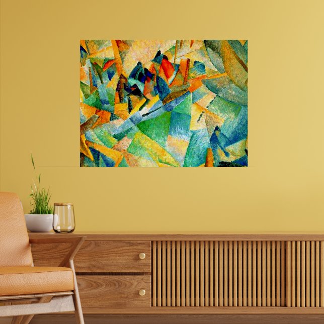 Gestel painting, Mallorca Harbour, Poster (Living Room 2)