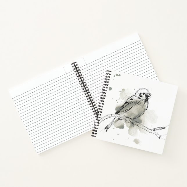Gestural Bird Study Notebook (Inside)