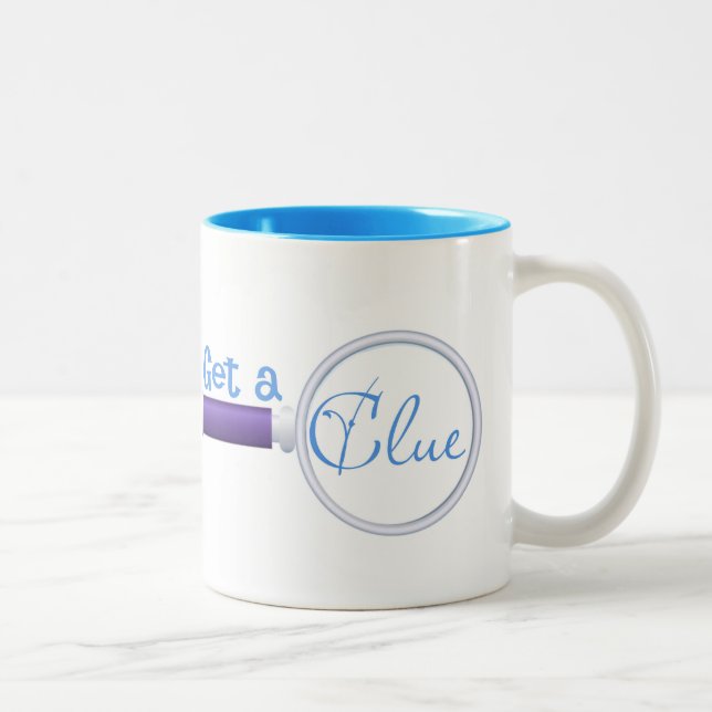 Get A Clue Mug (Right)