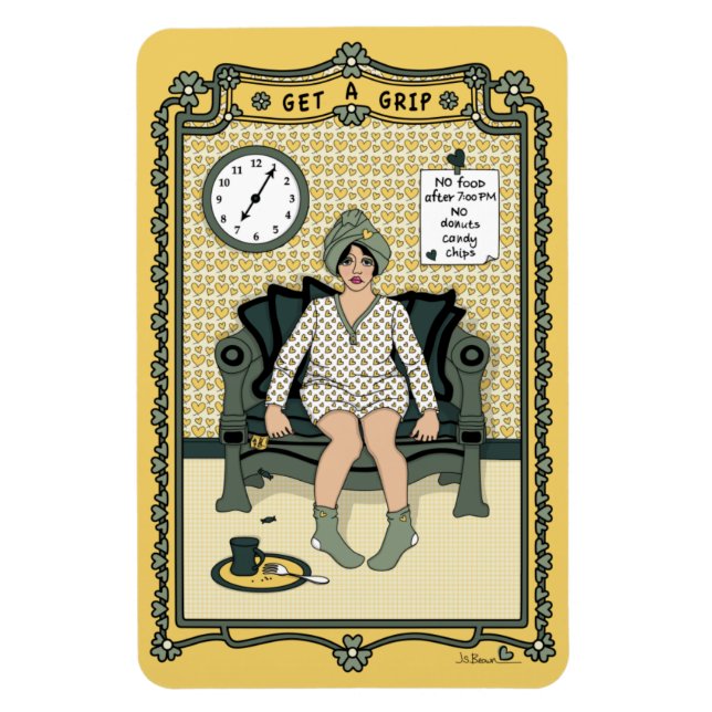 Get A Grip_C_4x6 Refrigerator Magnet (Vertical)