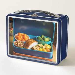 Get a happy meal. metal lunch box