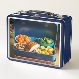 Get a happy meal. metal lunch box