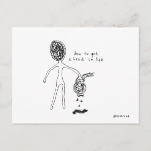 get a head postcard