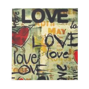 Get A Little Love Graffiti Notepad