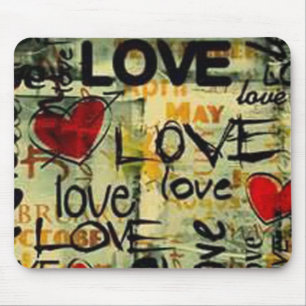 Get A Little Love Graffiti Pad Mouse Pad