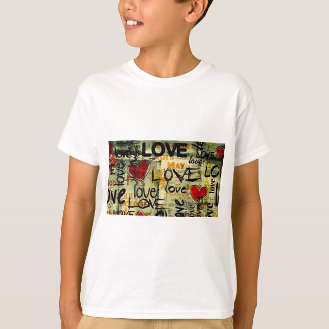 Get A Little Love Graffiti T-Shirt (Front)