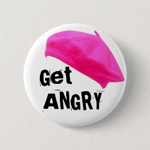 Get Angry 6 Cm Round Badge