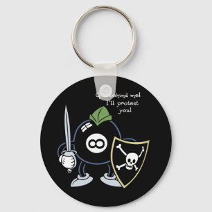 Get Behind the 8-Ball! Key Ring