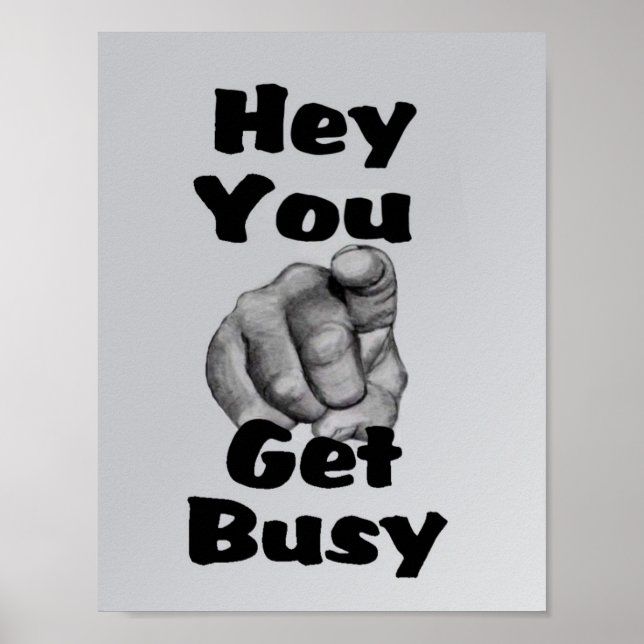 Get Busy Poster (Front)