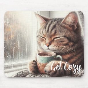 Get Cosy Cat Mouse Pad