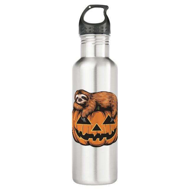 Get Cosy with Our Halloween Sloth T-Shirt – The Ul 710 Ml Water Bottle (Front)