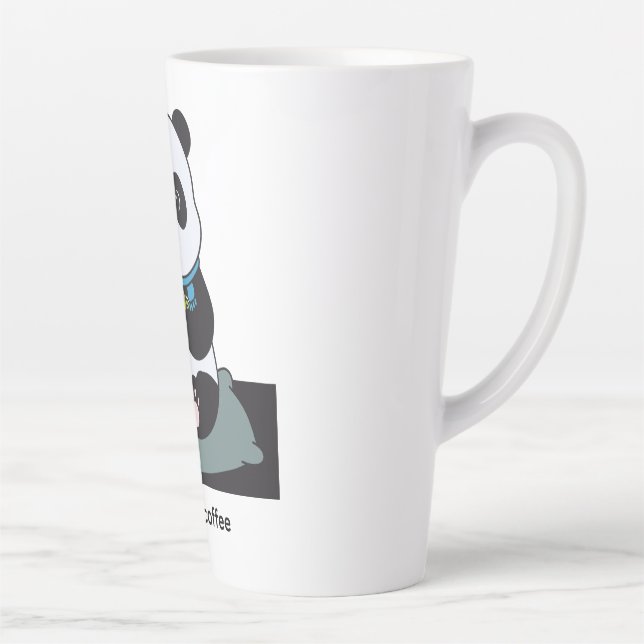 Get cozy while politely ignoring unwanted opinions latte mug (Right)