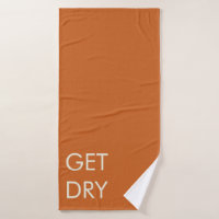 Get Dry or Custom Message Cream and Orange