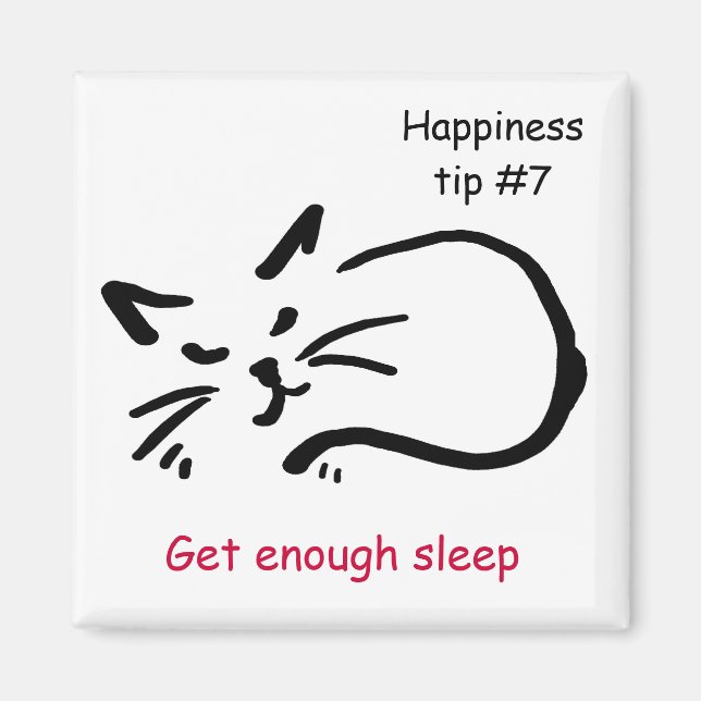 get enough sleep magnet (Front)