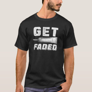 Get Faded Vintage Barber Hairstylist Hairdresser B T-Shirt