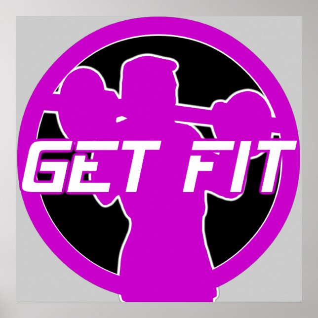 Get Fit Fitness Poster (Front)