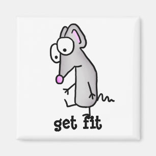 Get Fit Mouse Magnet