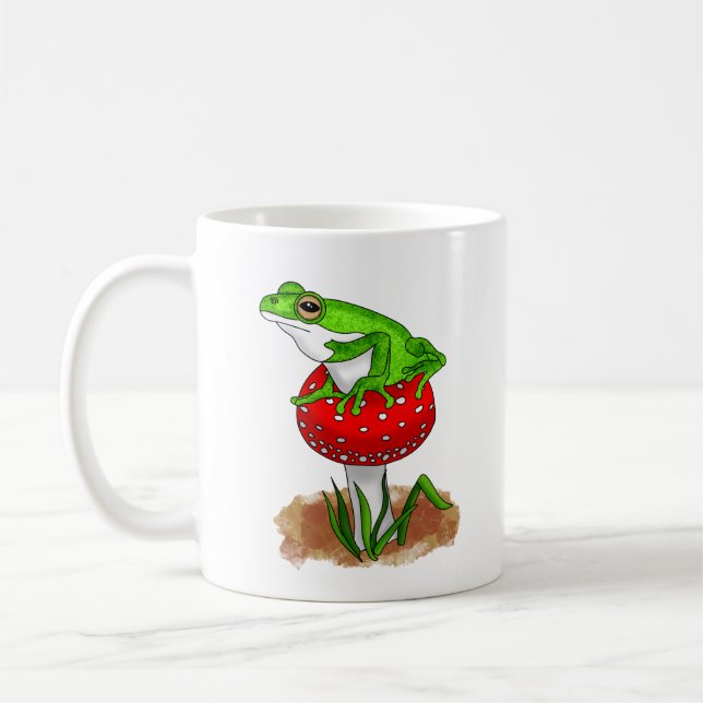 Get Froggy with It | Funny Frog Coffee Mug (Left)