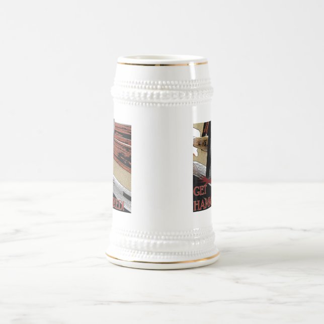 Get Hammered! Beer Stein (Center)