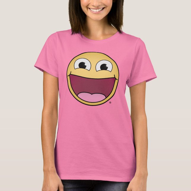 Get Happy! Women's Ringer T-Shirt (Front)