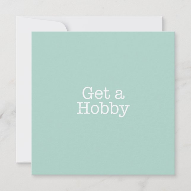 Get  Hobby Note Card (Front)