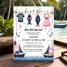 Get Hook Bait Fun Wood Fish Fishing Gender Reveal