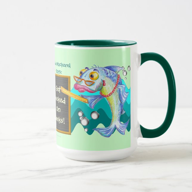 Get Hooked On Books! Mug (Right)