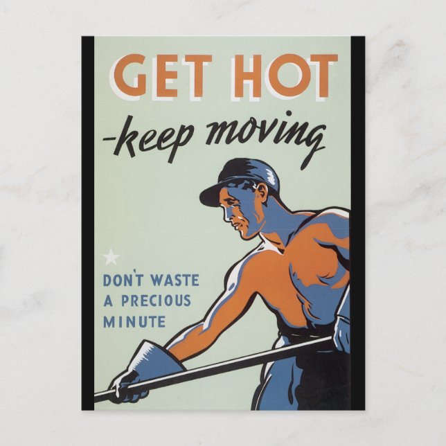 Get Hot World War 2 Postcard (Front)