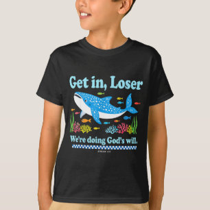 Get in doing god's will whale shark jesus bible T-Shirt
