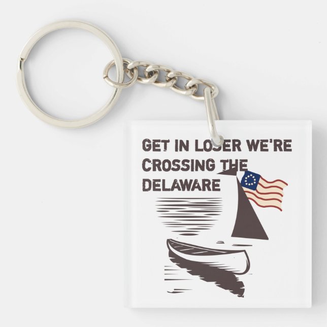 Get in funny  key ring (Front)