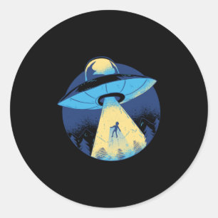 Get In Loser Alien Classic Round Sticker