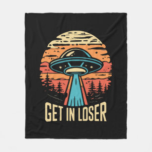 Get In loser Fleece Blanket