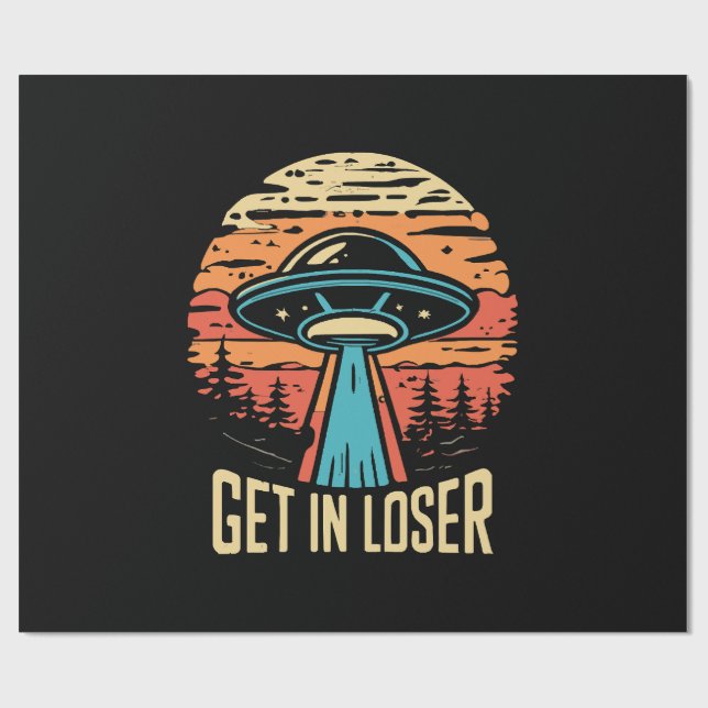 Get In loser Wrapping Paper (Flat)