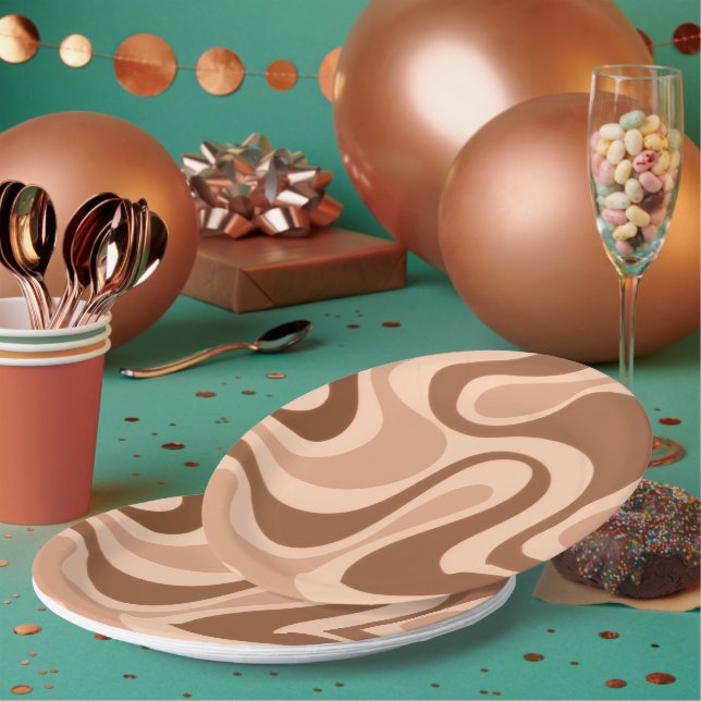 "Get in the Groove" Paper Plate (Multi)