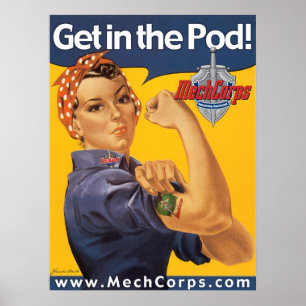 Get in the Pod! poster - MechCorps