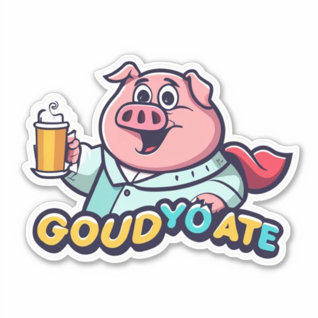 Get Inspired Explore Pig Stickers Sticker Gallery (Front)