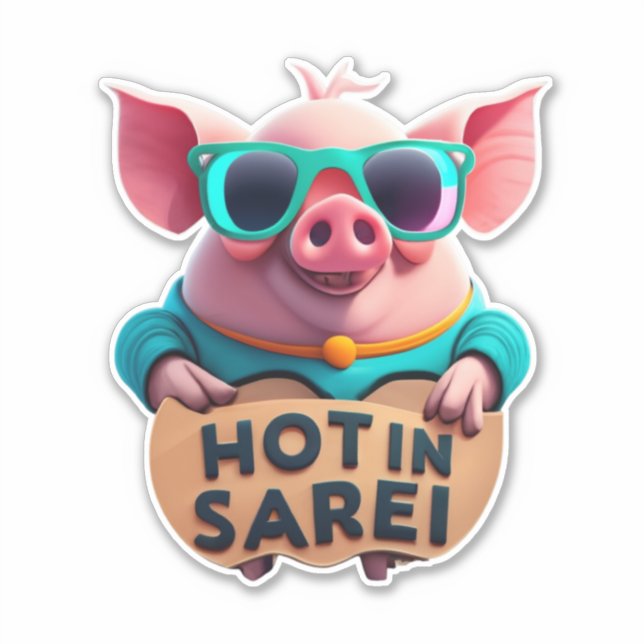 Get Inspired Explore Pig Stickers Sticker Gallery (Front)