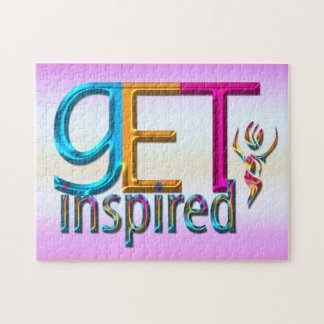 Get Inspired ~ Neon  Jigsaw Puzzle