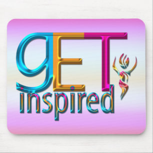 Get Inspired ~ Neon Mouse Pad