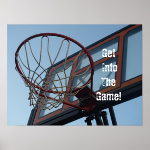Get IntoTheGame!  Basketball Poster