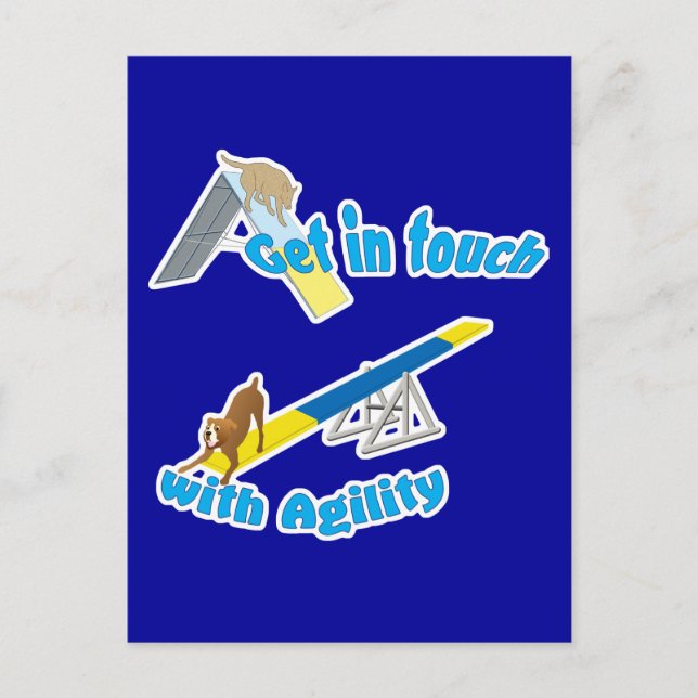 Get InTouch with Agility Postcard (Front)