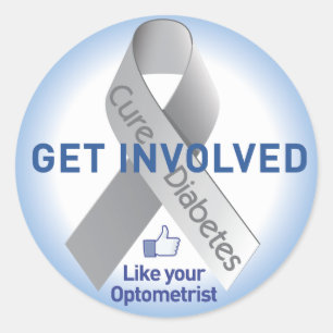 Get Involved Diabetes Sticker