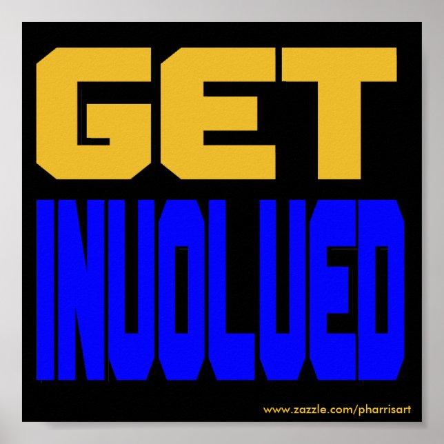 Get Involved Poster (Front)