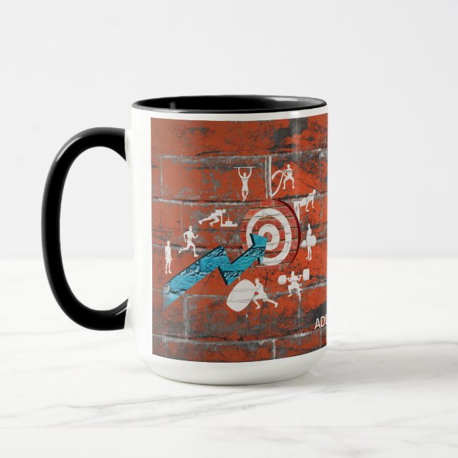  Get it Done Motivational Fitnes Workout  Mug (Left)