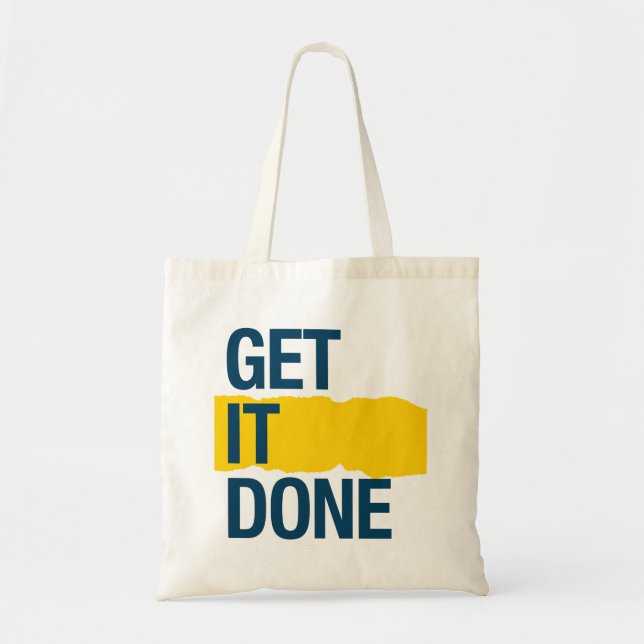 Get it done tote bag (Front)