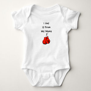 Get it From My Mamma BabyBoxing Baby Bodysuit