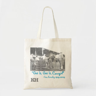 Get It Get It Cowgirl Rodeo Tote Bag