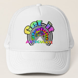 Get It Straight Before You Articulate White Trucker Hat