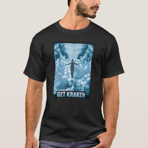 Get Kraken Monster Underwater Creature Octopus Ten T-Shirt