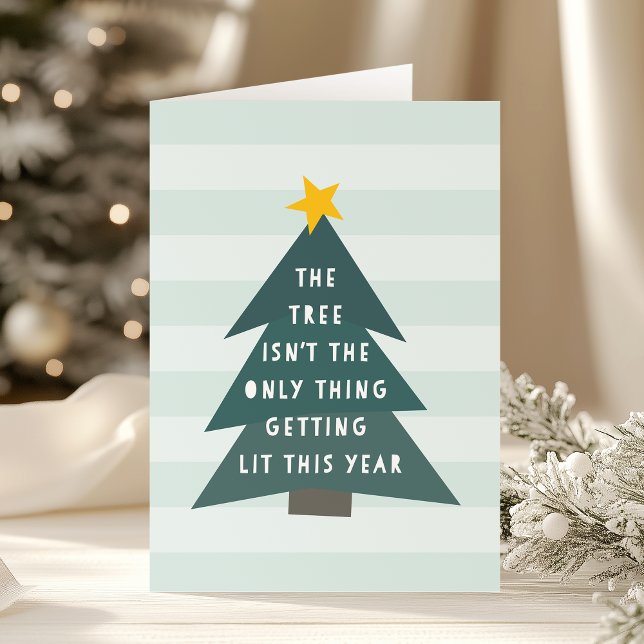 Get Lit | Funny Adult Christmas Holiday Card (Creator Uploaded)